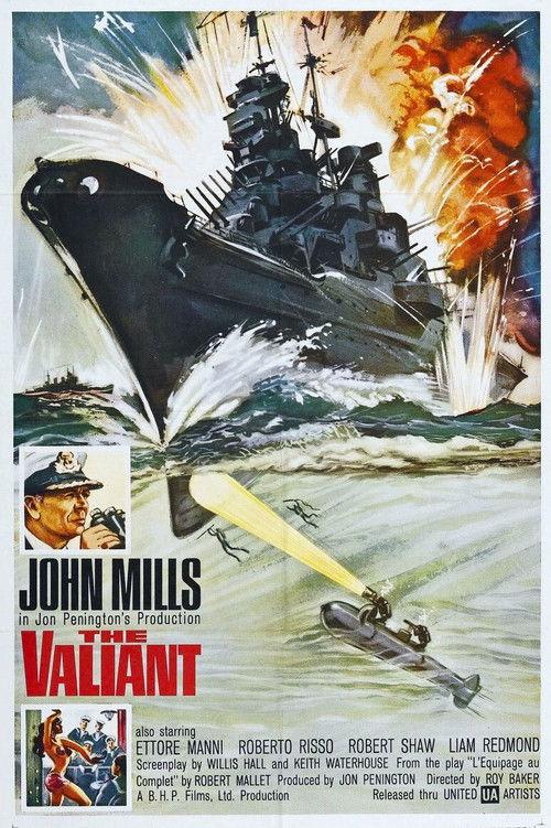 The Valiant 1962 official movie poster