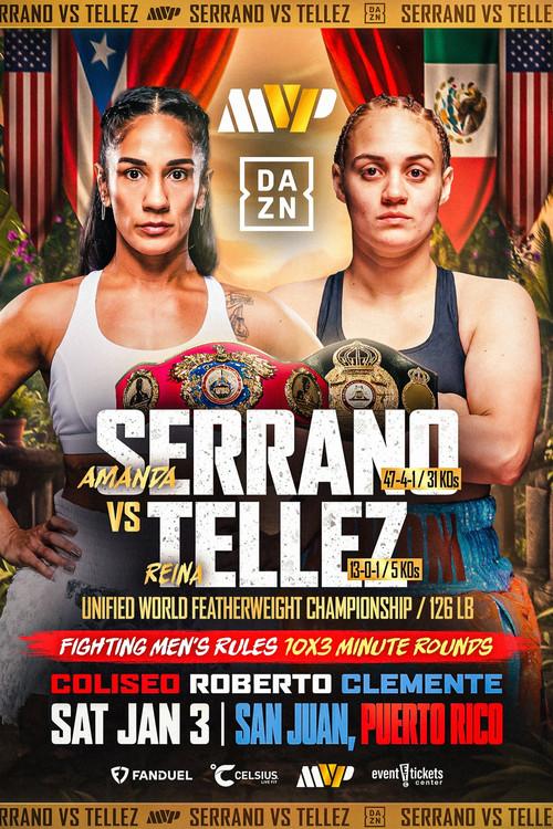 Amanda Serrano vs. Reina Tellez 2026 official movie poster