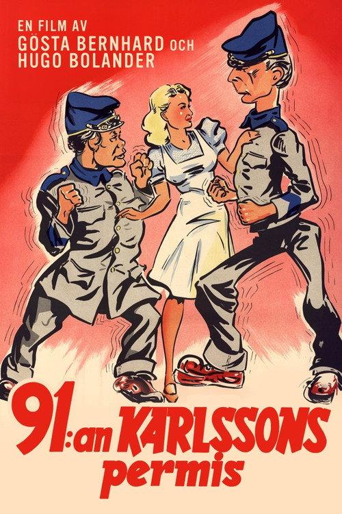 91:an Karlssons permis 1947 official movie poster
