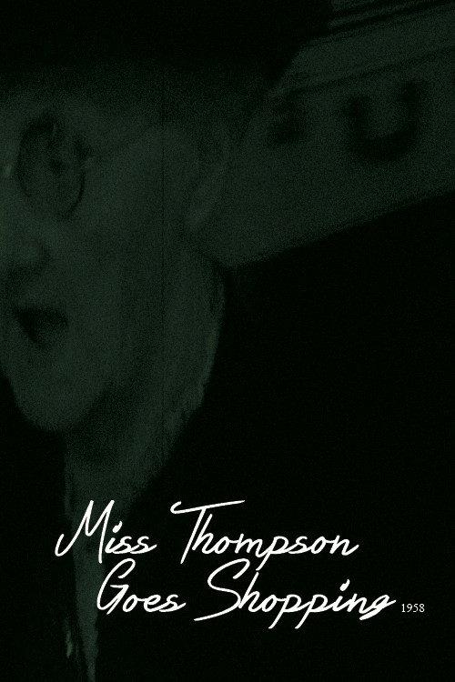 Miss Thompson Goes Shopping 1958 official movie poster
