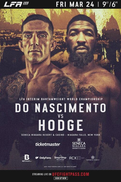 LFA 155: Do Nascimento vs. Hodge 2023 official movie poster