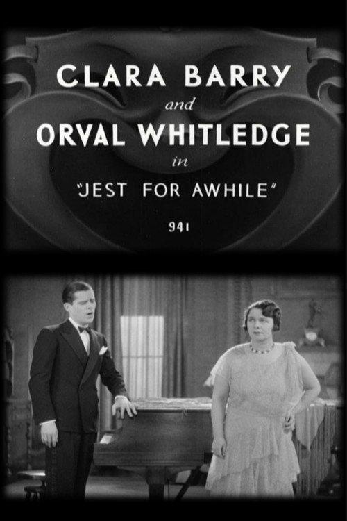 Clara Barry and Orval Whitledge in 'Jest for a While' 1930 official movie poster