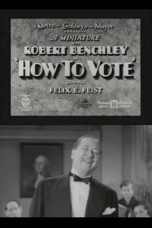 How to Vote 1936 official movie poster