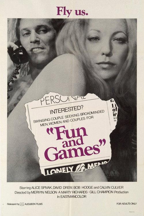 Fun and Games 1973 official movie poster
