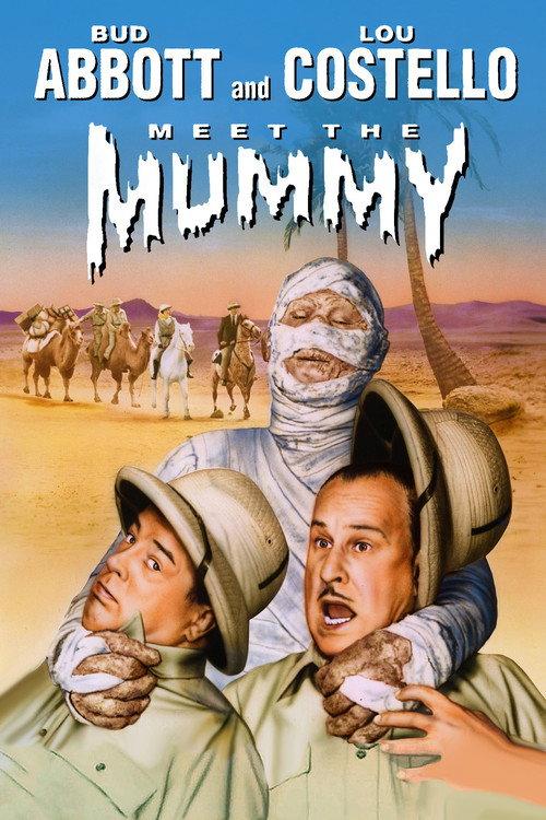 Abbott and Costello Meet the Mummy 1955 official movie poster