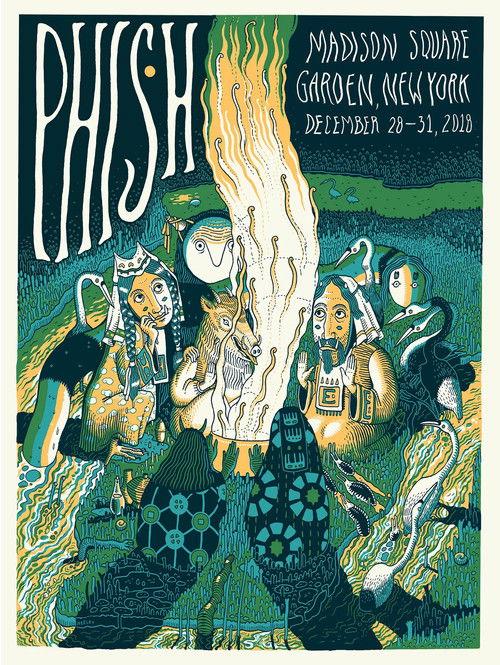 Phish 2018-12-31 Madison Square Garden, New York, NY 2018 official movie poster