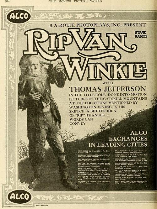 Rip Leaving Sleepy Hollow 1896 official movie poster
