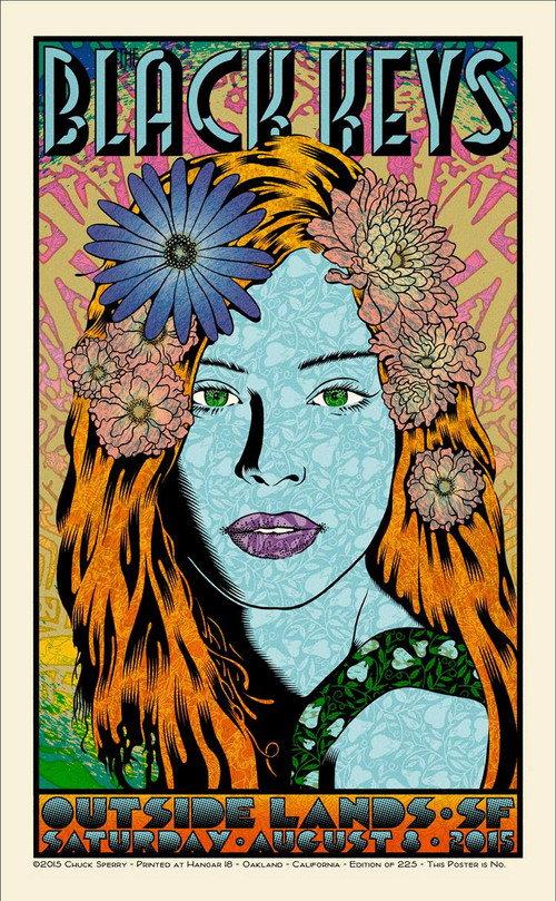The Black Keys: Live at Outside Lands Music Festival 2015 2015 official movie poster
