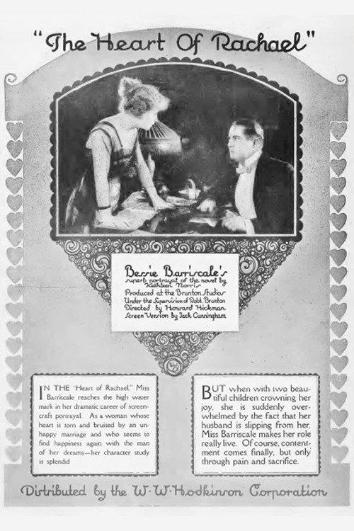 The Heart of Rachael 1918 official movie poster