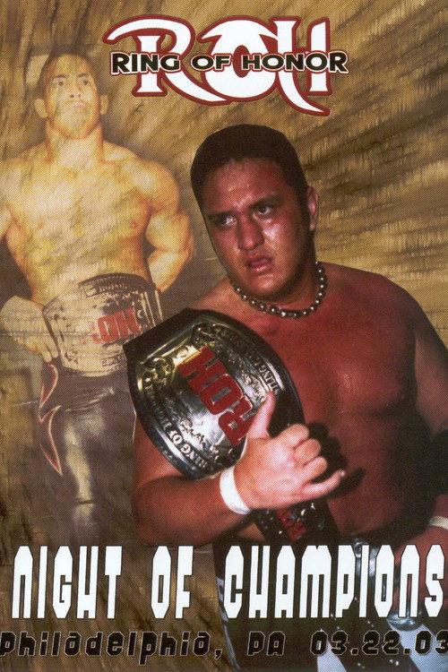 ROH: Night of Champions 2003 official movie poster