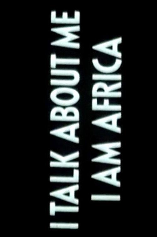 I Talk About Me, I Am Africa 1981 official movie poster