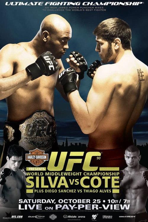 UFC 90: Silva vs. Cote 2008 official movie poster