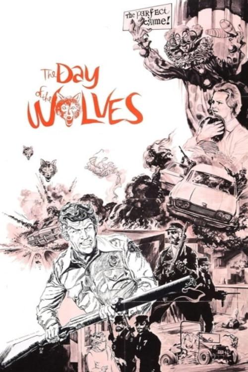 The Day of the Wolves 1971 official movie poster