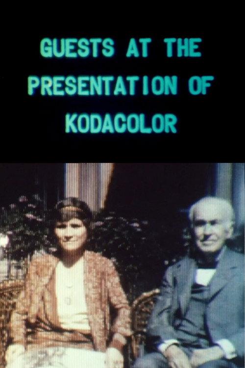 Guests at the Presentation of Kodacolor at the Home of Mr. George Eastman, Rochester, N.Y. 1928 official movie poster