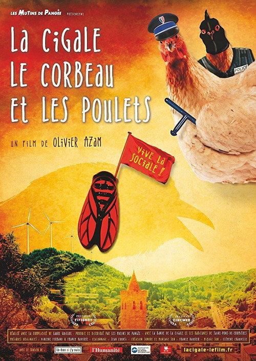 La Cigale, le Corbeau et les Poulets 2017 official movie poster