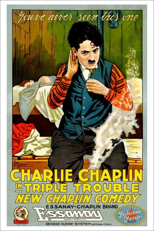 Triple Trouble 1918 official movie poster