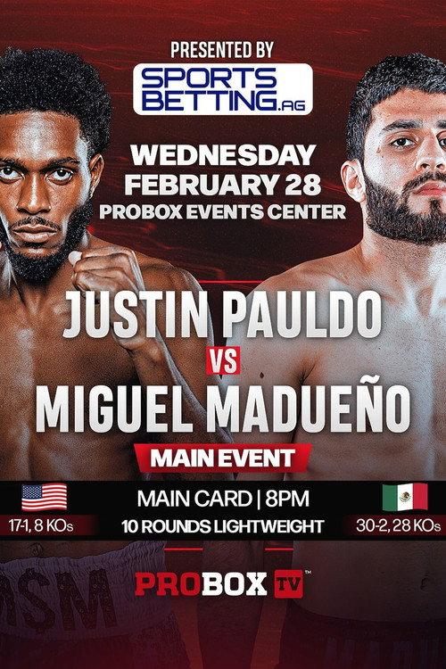 Justin Pauldo vs. Miguel Madueno 2024 official movie poster