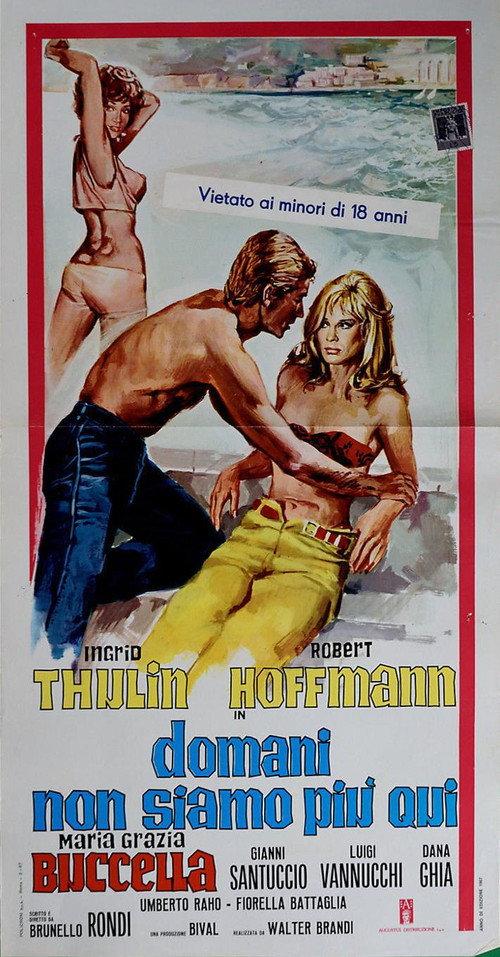 Domani non siamo piu' qui 1967 official movie poster