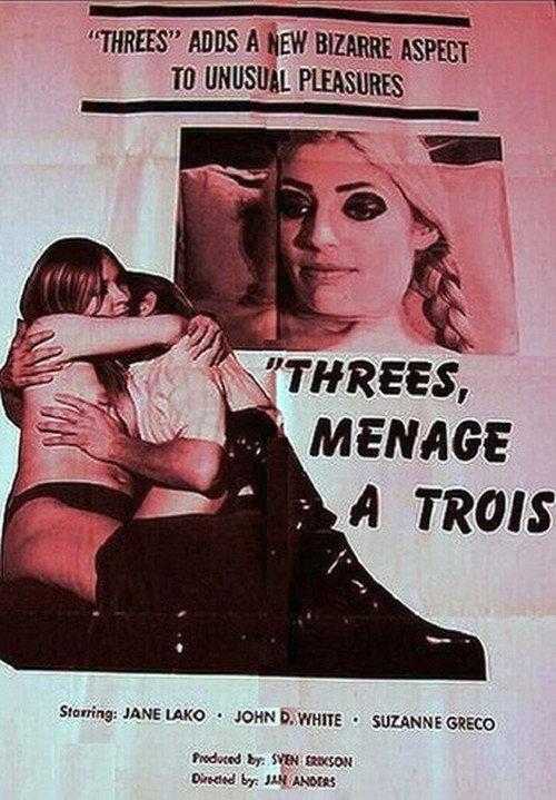 Threes, Menage a Trois 1968 official movie poster