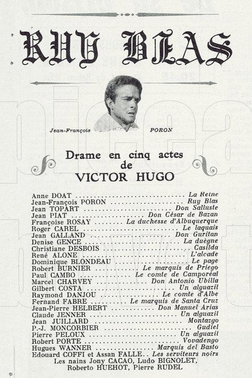 Ruy Blas 1965 official movie poster