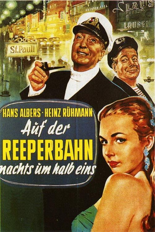 Auf der Reeperbahn nachts um halb eins 1954 official movie poster