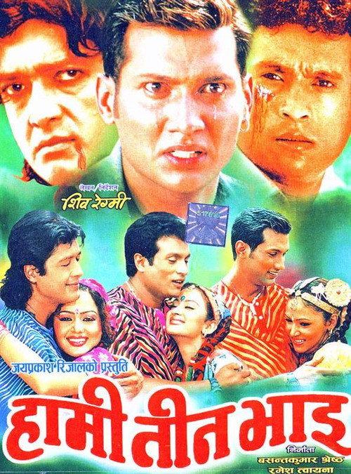 Hami Teen Bhai 2004 official movie poster