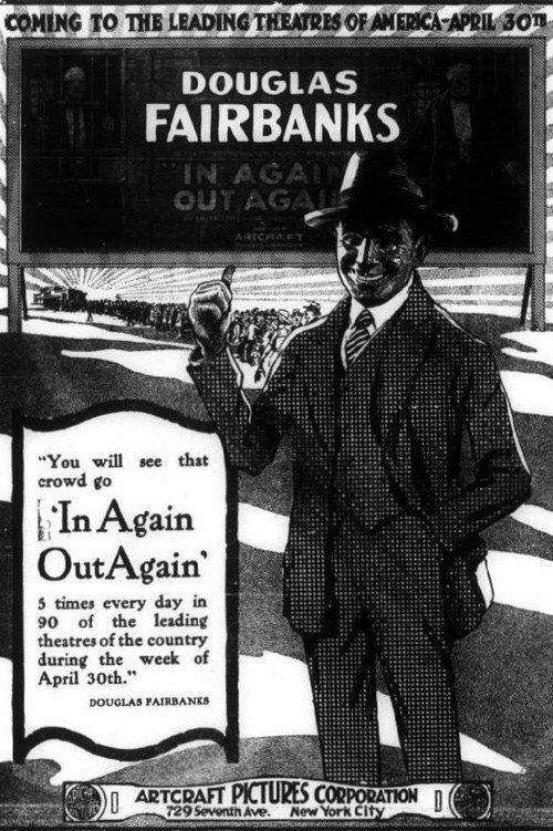 In Again, Out Again 1917 official movie poster