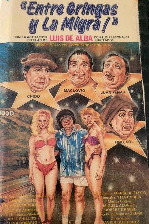 Entre gringas y la migra 1987 official movie poster