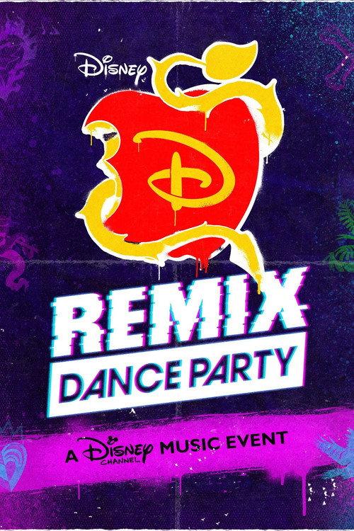 Descendants Remix Dance Party 2020 official movie poster