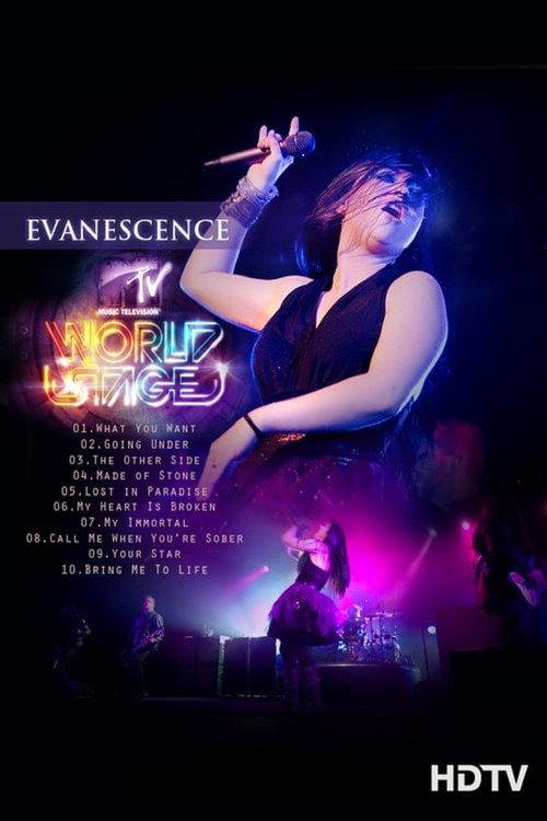 Evanescence: MTV World Stage 2012 official movie poster