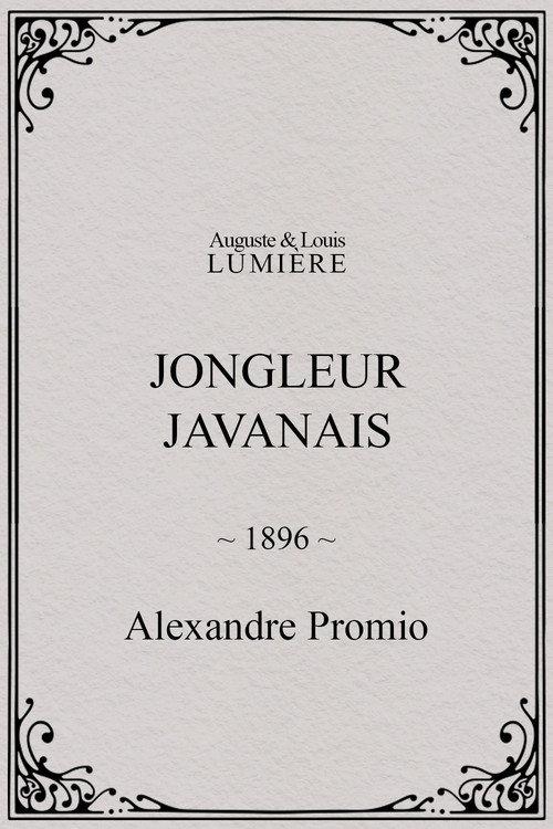 Jongleur javanais 1896 official movie poster