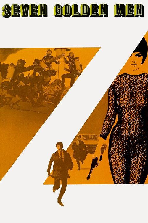 Seven Golden Men 1965 official movie poster