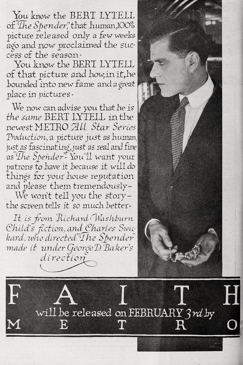 Faith 1919 official movie poster
