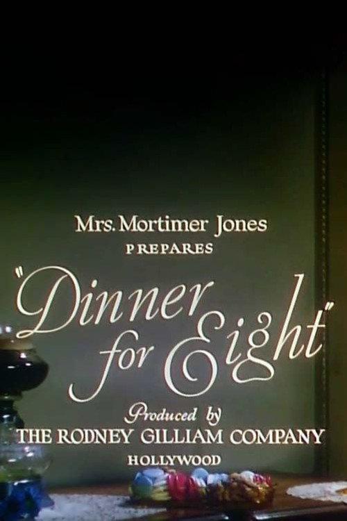 Mrs. Mortimer Jones Prepares "Dinner for Eight" 1934 official movie poster