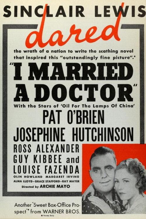 I Married a Doctor 1936 official movie poster