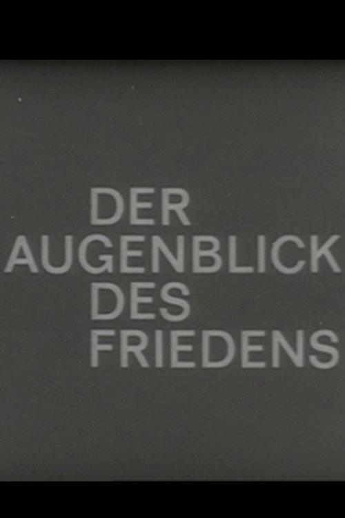 The Moment of Peace 1965 official movie poster