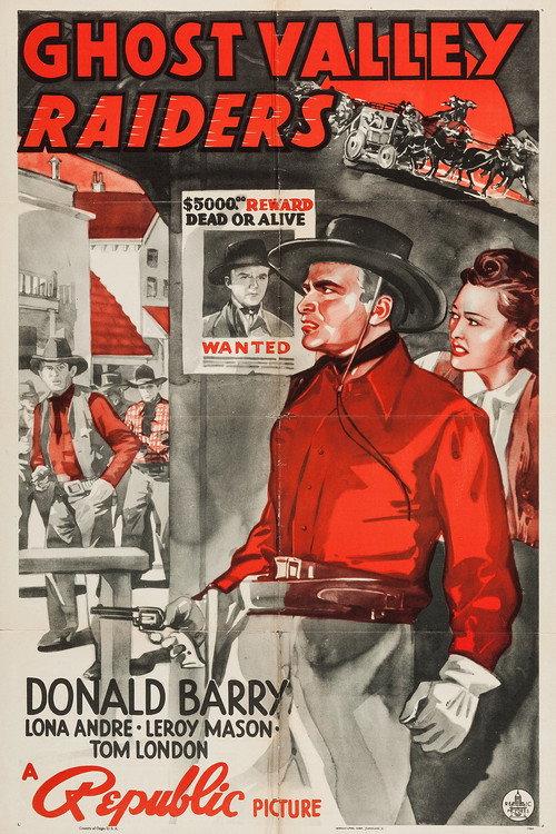 Ghost Valley Raiders 1940 official movie poster