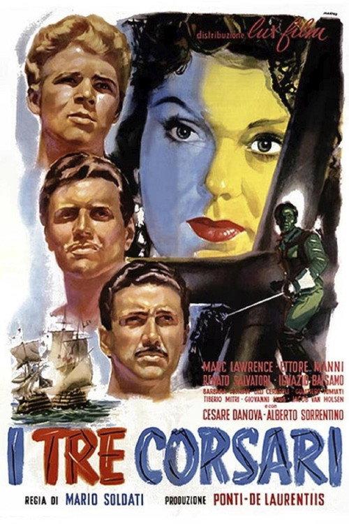 I tre corsari 1952 official movie poster