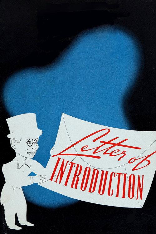 Letter of Introduction 1938 official movie poster