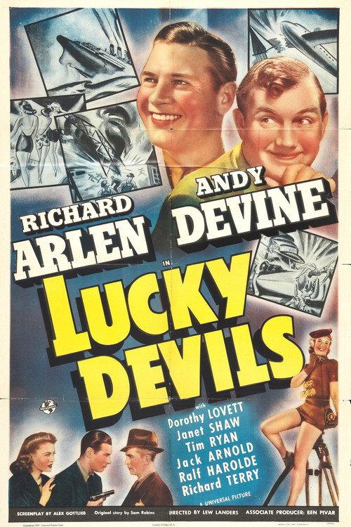 Lucky Devils 1941 official movie poster