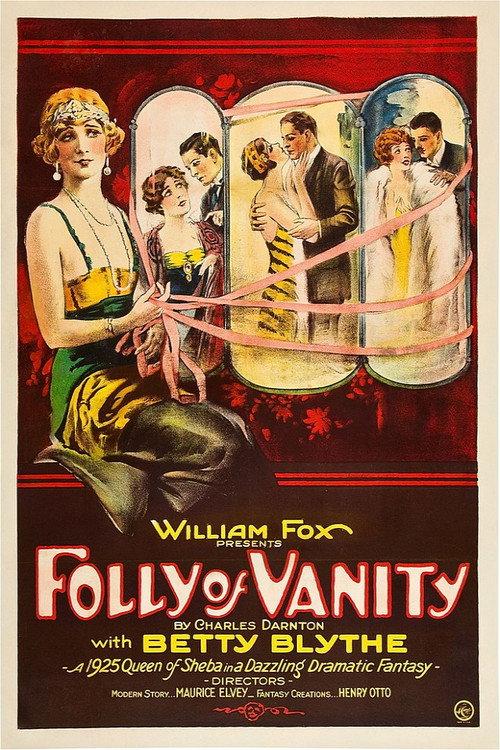 Folly of Vanity 1924 official movie poster