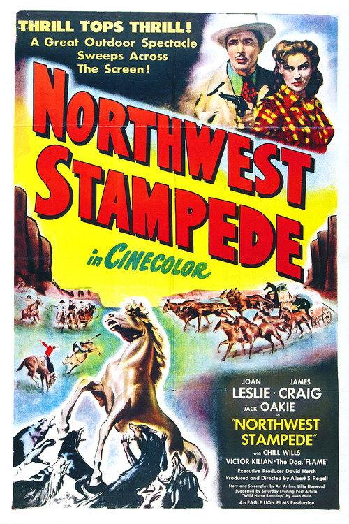 Northwest Stampede 1948 official movie poster