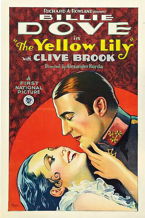 The Yellow Lily 1928 official movie poster