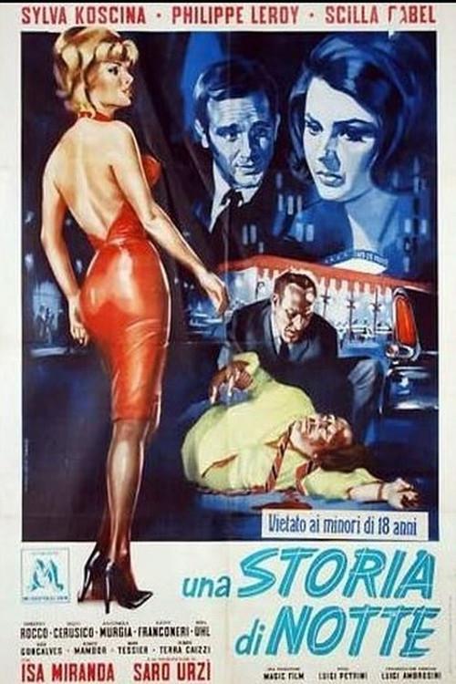 Una storia di notte 1964 official movie poster