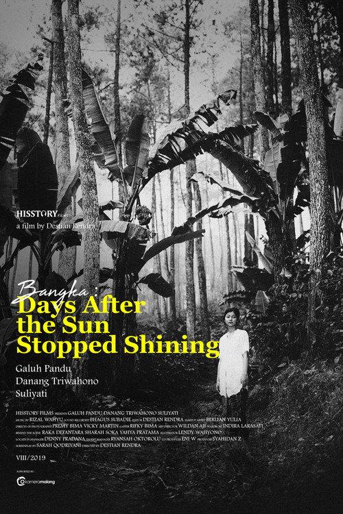 Bangka: Days After The Sun Stopped Shining 2018 official movie poster