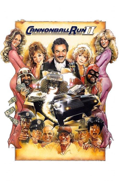 Cannonball Run II 1984 official movie poster