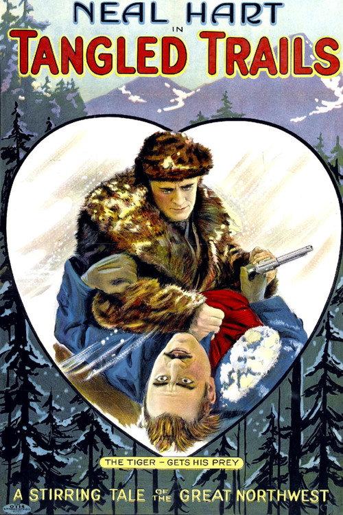 Tangled Trails 1921 official movie poster