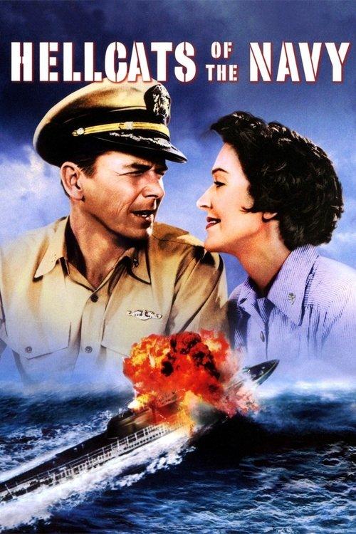 Hellcats of the Navy 1957 official movie poster