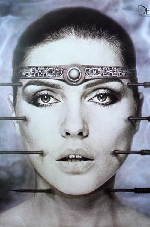 A New Face of Debbie Harry by H.R. Giger 1982 official movie poster