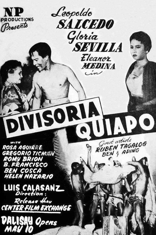 Divisoria Quiapo 1955 official movie poster